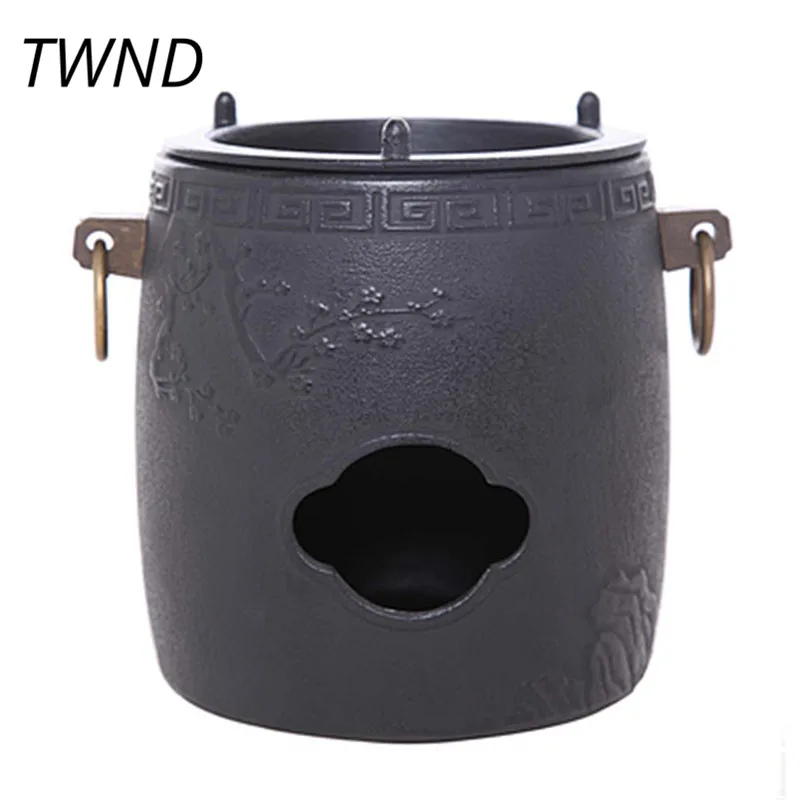 

Cast iron Japan style teapot trivets burning stove alcohol pot base handpainted furnace insulation 72.5