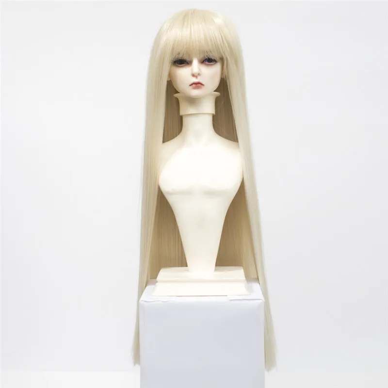 Размер 1/6 1/4 1/3 парики для шарнирных кукол длинные прямые коричневые хаки белые черные парики волосы для SD/BJD куклы высокотемпературное синтетическое волокно
