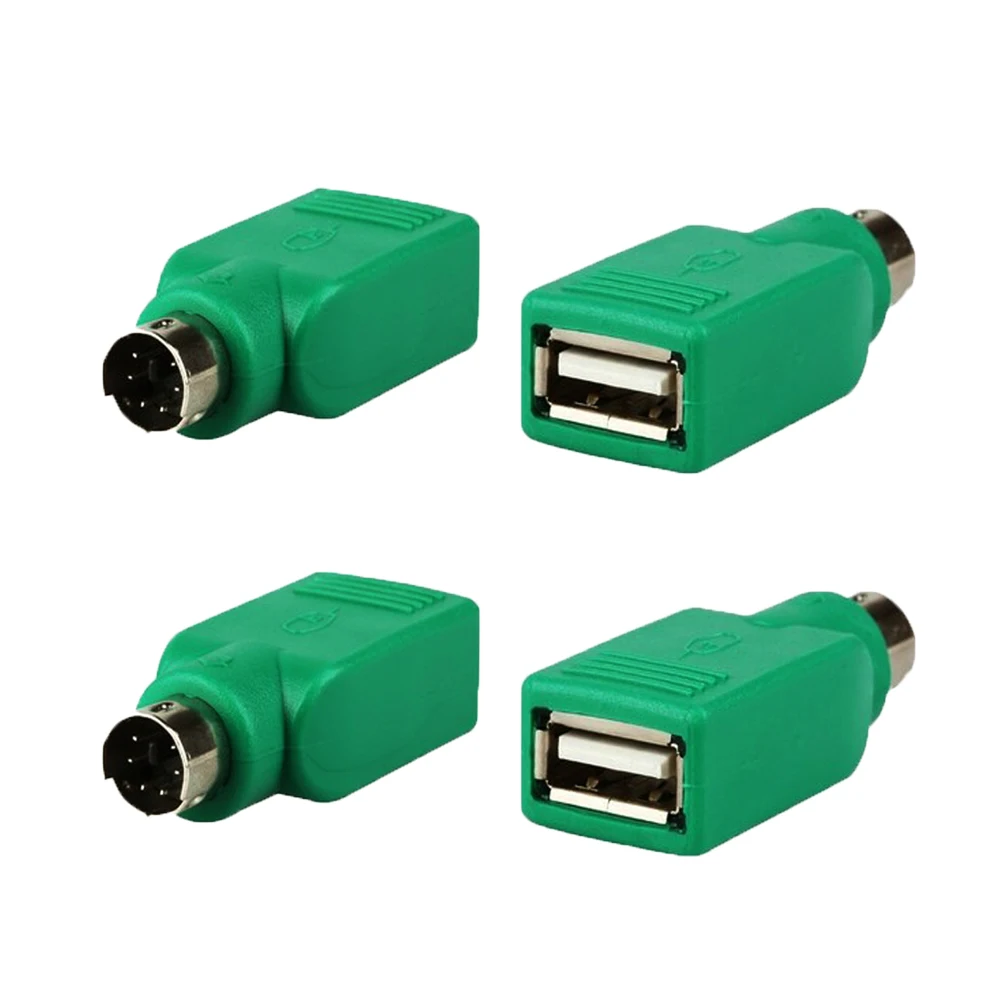 10 Pezzi Molto Adattatore Usb Convertitore Di Interfaccia Ps/2 Da Ps 2 A Usb Adattatore Da Testa A Porta U Interruttore Usb Spina Tastiera/Mouse