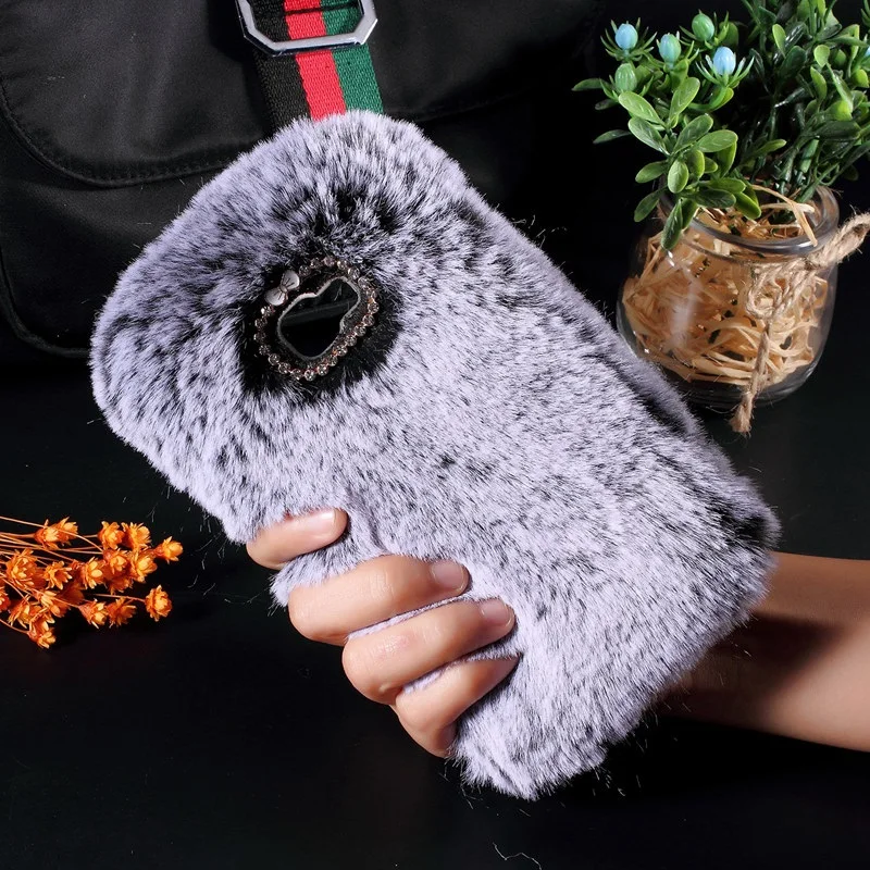 Dulcii для Samsung Galaxy Xcover 4 Чехол Мягкий Мех животных с покрытием Силиконовые задняя