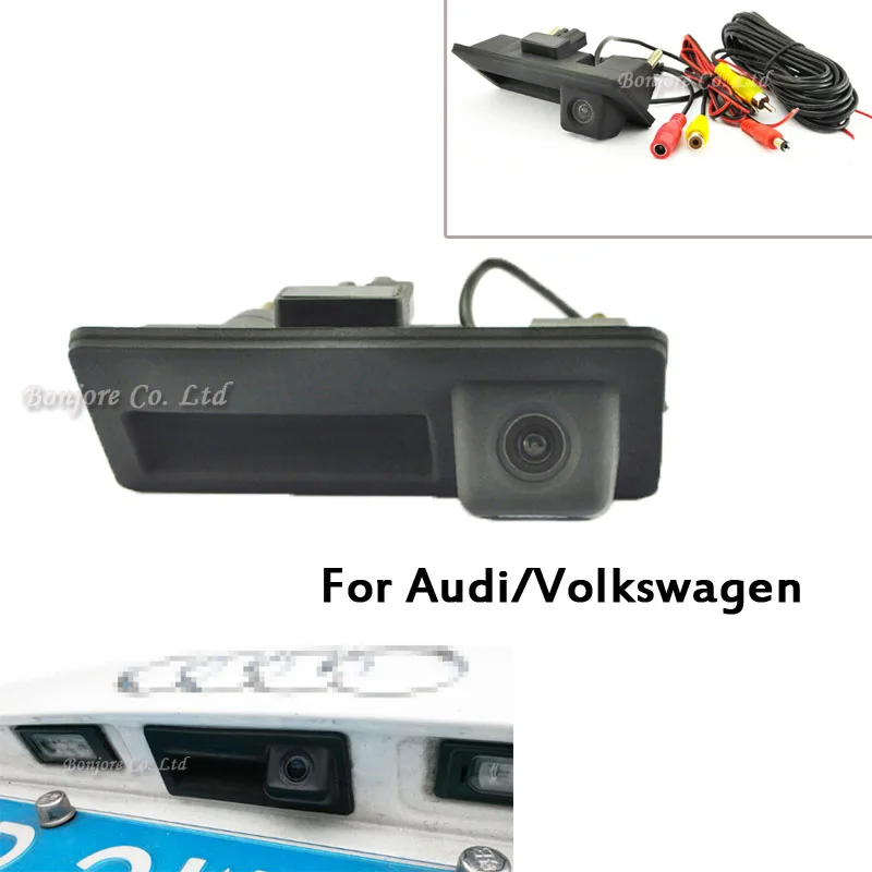 

CCD Special Trunk Handle Car Parking camera Rearview Reverse Cam for Audi/VW/Passat/Tiguan/Golf/Touran/Jetta/Sharan/Touareg