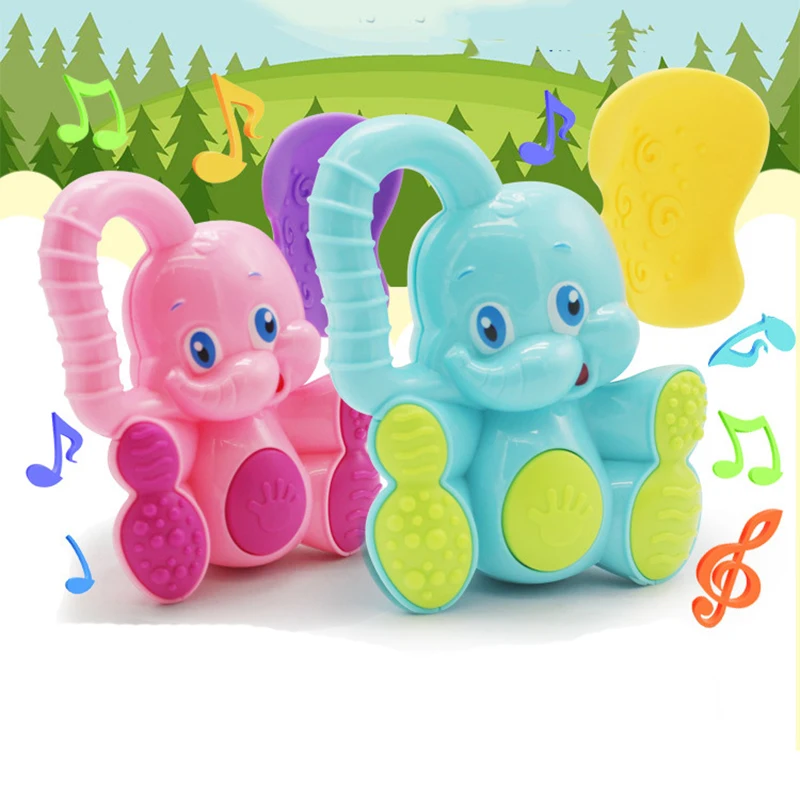 1pc Kawaii Deer Elephant Animal Plastic Hand Jingle
