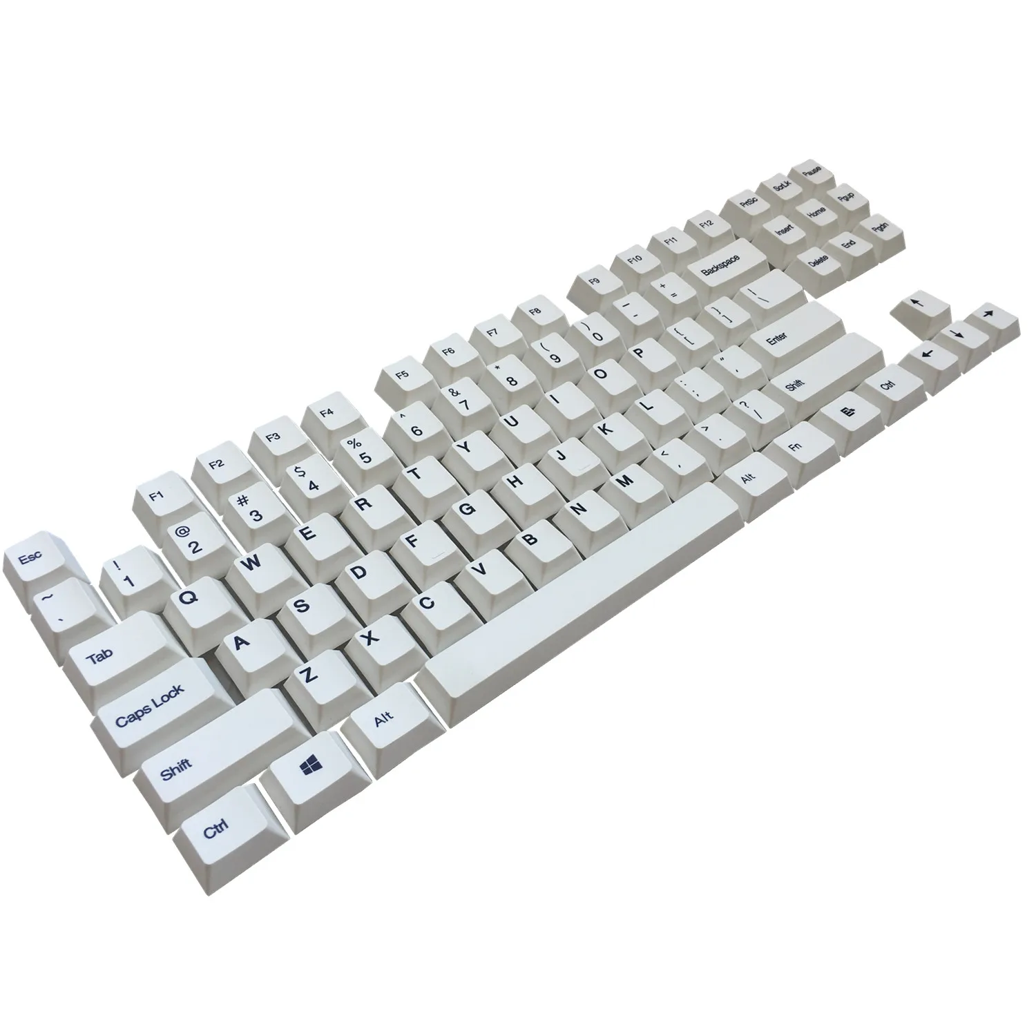 PBT красящая лента для возгонки брелоки 87 Keyset Cherry MX Чехлы для клавиш топ печать/вишневый профиль/ANSI макет для TKL 87 MX Переключатель механический