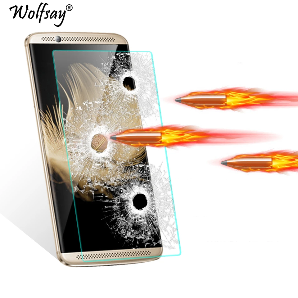 Защитное стекло для экрана ZTE Axon 7 2 шт. закаленное Axon7 защитная пленка с защитой от