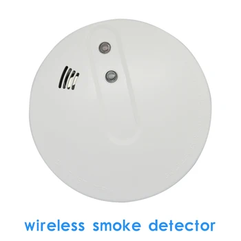 

(1 PCS) GSM Alarm System Accessories Wireless Smoke sensor Home Security Alarm Fire Control Detector 433MHz NO battery