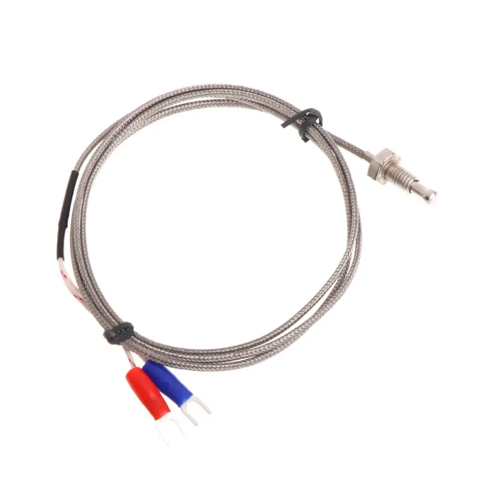 

1M K Type Thermocouple Control Thread M6 Screw Probe Temperature Sensor Temperature Controller 0-400C Sensor Probe