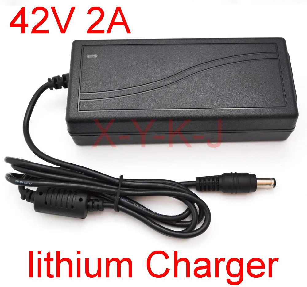 36V 2A DC Li ion battery charger Output 42V 2A charger Used for 36V 10S