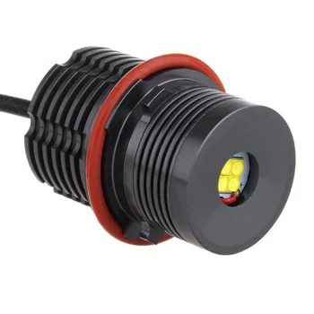 

Novelty Lighting Car Lights 2PCS E39 40W For BMW Angel Eye Headlights Tools Car Light Black