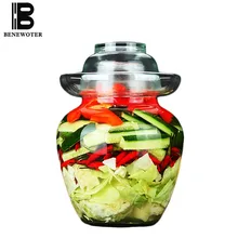 Прозрачная утолщенная стеклянная маринованная бутылка, запечатанные банки для пищевых продуктов, домашний контейнер для хранения пищевых продуктов, ночные пятна, маринованная капуста, Новинка