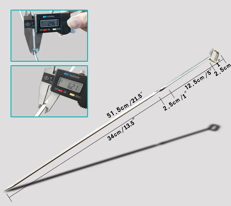 stainless steel bbq skewers  (7)