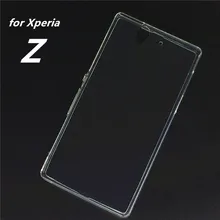 Ультратонкий прозрачный силиконовый чехол для телефона мягкая задняя крышка TPU чехол для телефона для sony Xperia Z L36h L36i C6602 C6603