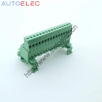 

Pitch 5.08mm 15pin Screw Plug-in Terminal Blocks connector NS35mm Din Rail Mounting instead of NO: UMSTBVK 2.5/ 15-G-5.08