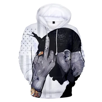 

HIP HOP 2Pac Rapper 3d Hoodies Print sweatshirt Men/Women Harajuku Outwear pullovers Streetwear Women's streetwear COOL hoodies