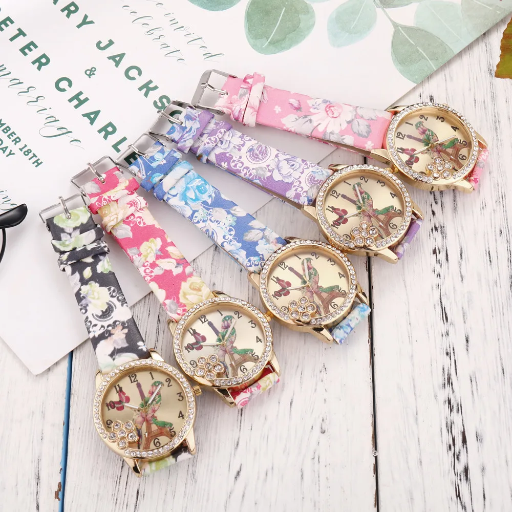 Модные женские часы с ремешком корпус часов цветные Montre Pour Femme|Женские часы| |