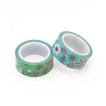 

JBFISH Wide Sumer Flower Washi Tape Adhesive Tape DIY Scrapbooking Sticker Label Floral Masking Tape 2298