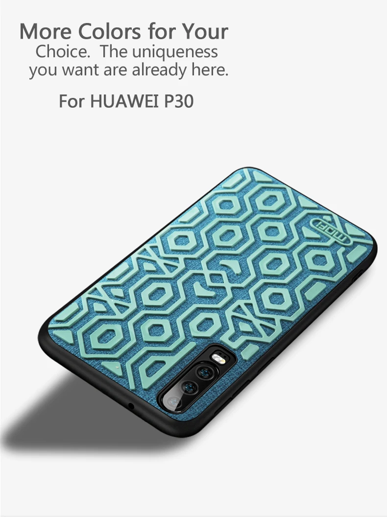 Для huawei P30 чехол нескользящий Противоударный задняя крышка coque MOFi P30 Pro Чехол s черный матовый p30pro силиконовый чехол