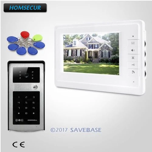 

HOMSECUR 7inch Video Door Intercom System with Mute Mode for Home Security for Apartment 1V1