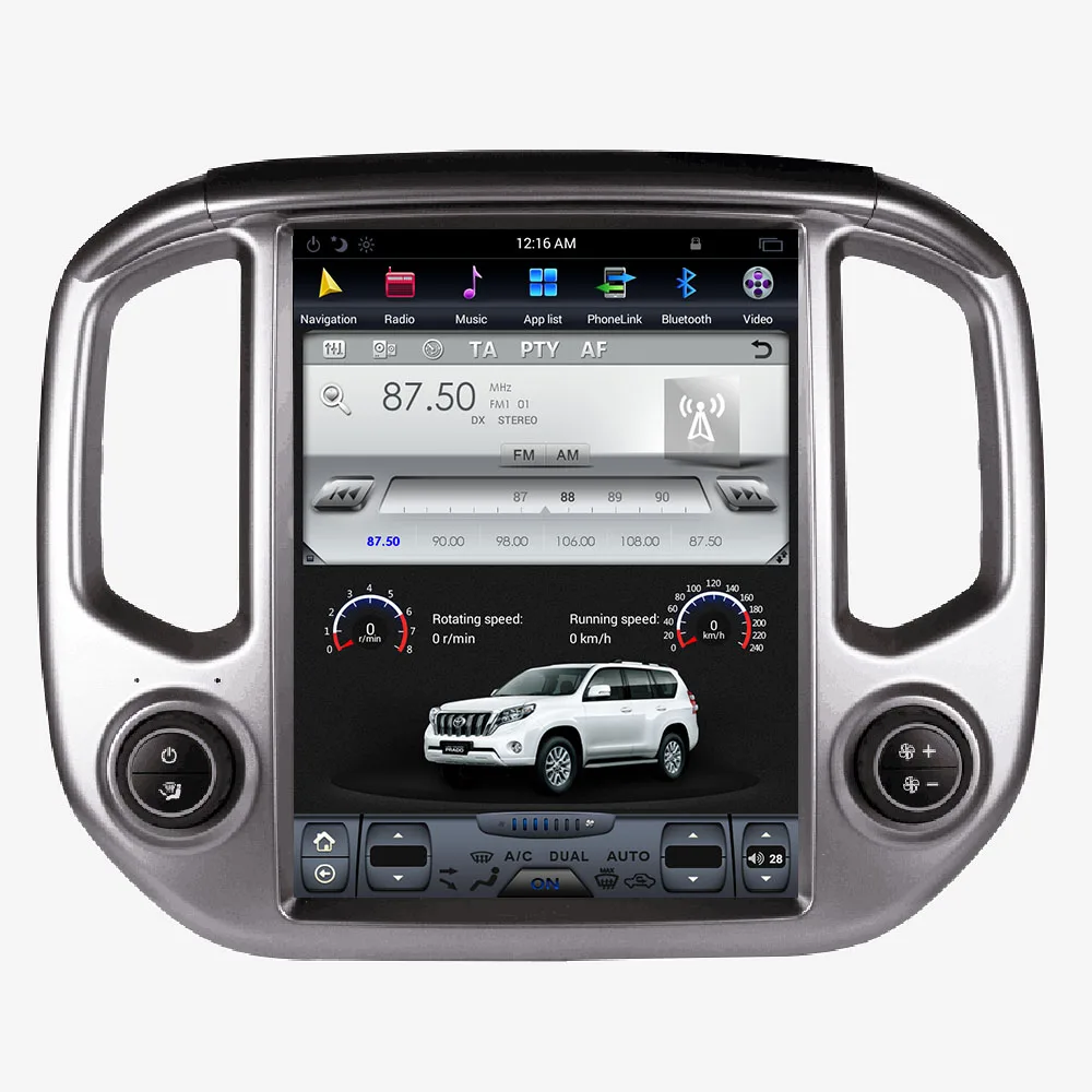 Best Aotsr 12.1" IPS Android 7.1 Car No DVD Player GPS Navigation For GMC CANYOU and Chevrolet  Colorado stereo unit multimedia WiFi 5