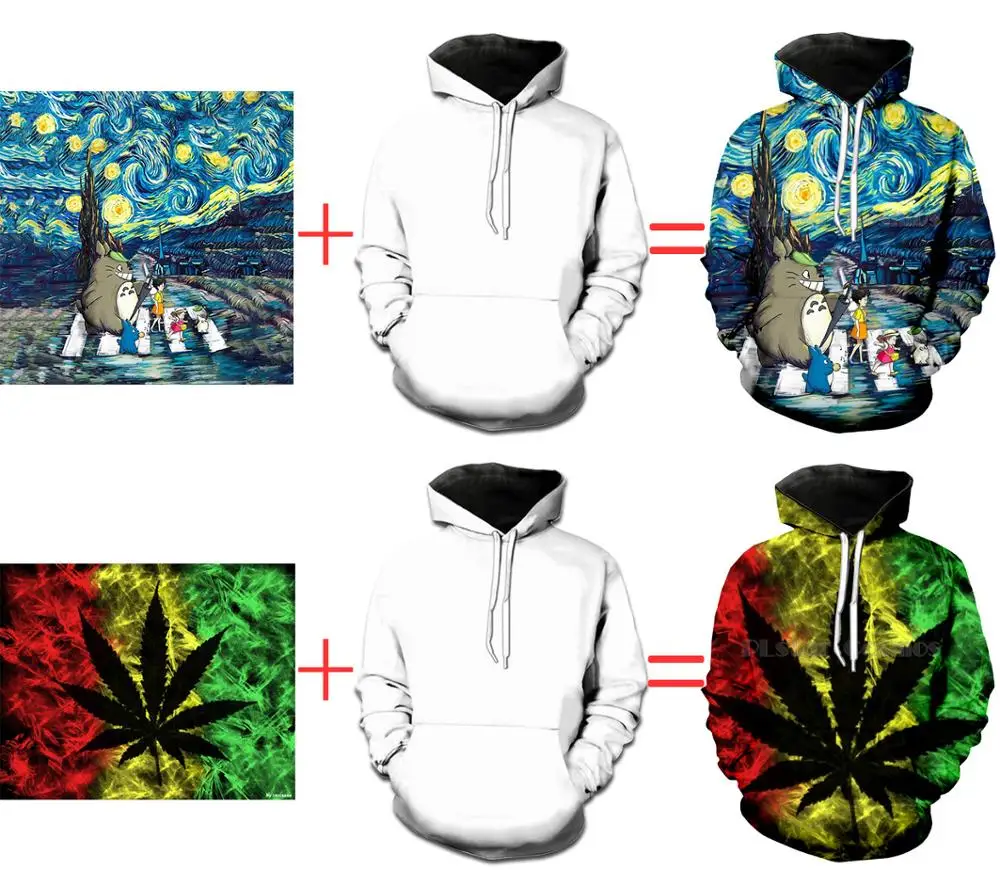  DIY Custom Full printing 3D Hoodies Create Design Photo/You Want Pattern Personalized Customized Zi