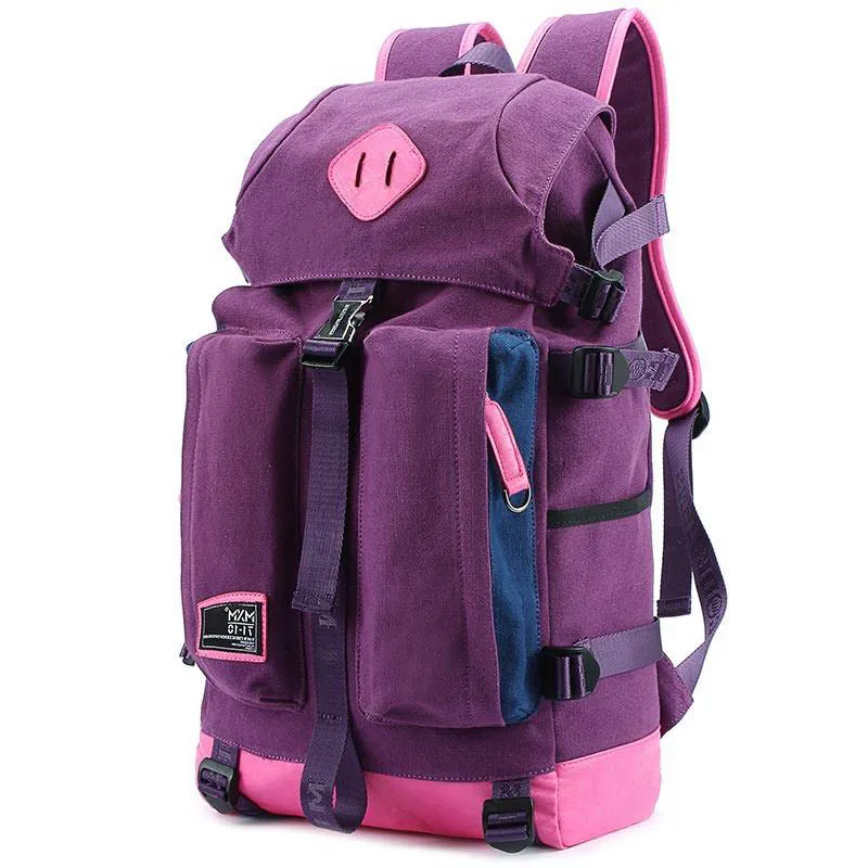 

Japan And Korean Style Fashion Large Capacity Practical Travel Backpack Women Men Designer Drawstring Flap Backpack Schol Bag