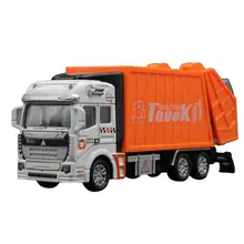 Fashion 1:32 Racing Bicycle Shop Truck Toy Car Carrier Vehicle Garbage Truck Dec05