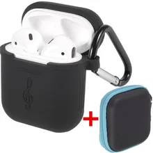 Portable Accessories Case/Set,Protective Silicone Charger Charging Cover bag Anti-lost waterproof for Apple Air,Pods Earphones