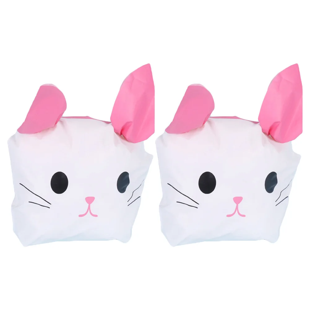 

50pcs Lovely Kitten Candy Bags Plastic Goodies Treats Bakery Favors Bags For Birthday Christmas Baby Shower Party Supplies