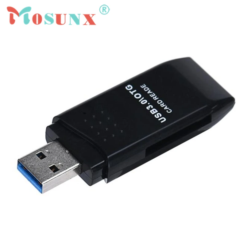 Ecosin2 Mosunx MINI 5 Гбит/с супер скорость USB 3,0 Micro SD/SDXC TF кардридер адаптер 17Mar08