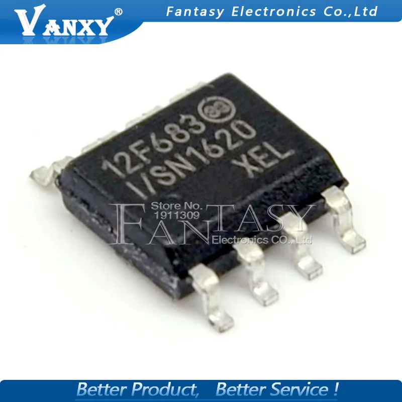 10 pcs PIC12F683 12F683 PIC12F683-I//SN SOP SMD New