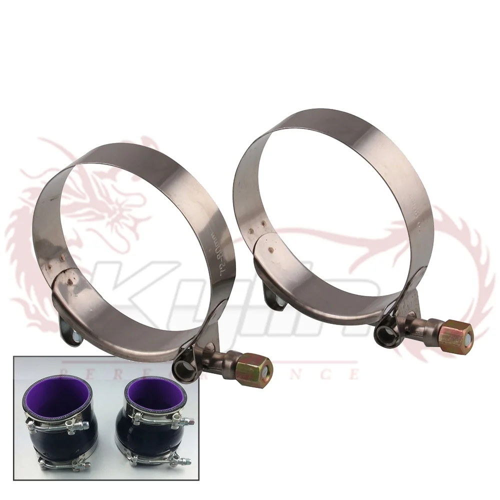 Buy KYLIN 2pcs NEW Hot Stainless Silicone T Bolt hose