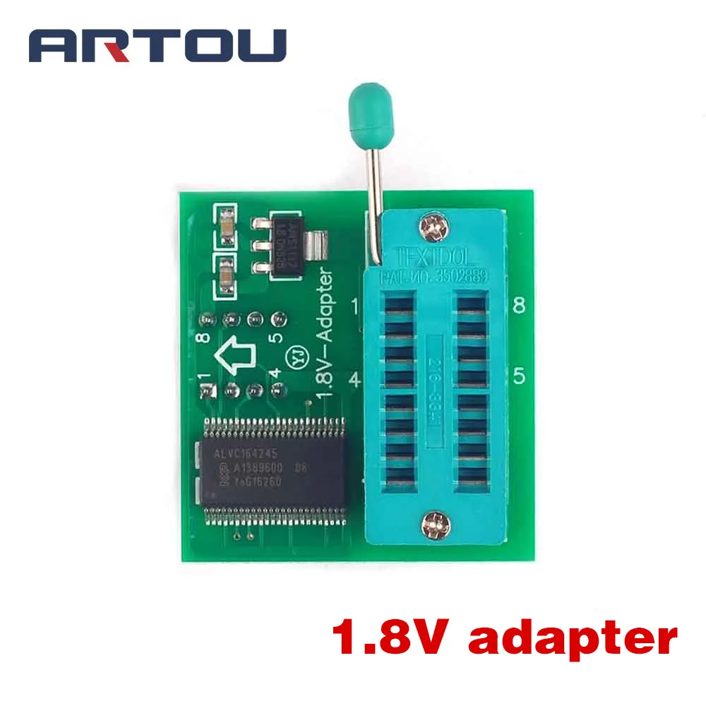 Серия CH341A EEPROM флэш-память биос USB SOP8 для программирования EEPROM+ 1,8 V адаптер для Iphone или материнской платы - Цвет: 1.8V adapter