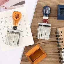 Деревянная ручка Дата DIY штамп DIY Деревянные и резиновые штампы для скрапбукинга канцелярские Стандартный штамп