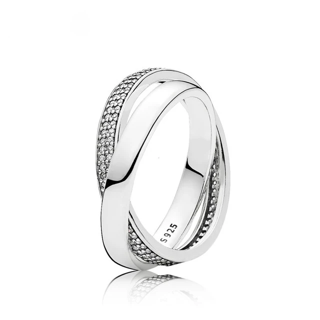 

SIENTO 100% Sterling silver 1:1 Glamour 196547CZ PROMISE RING Original Women wedding Fashion Jewelry 2018
