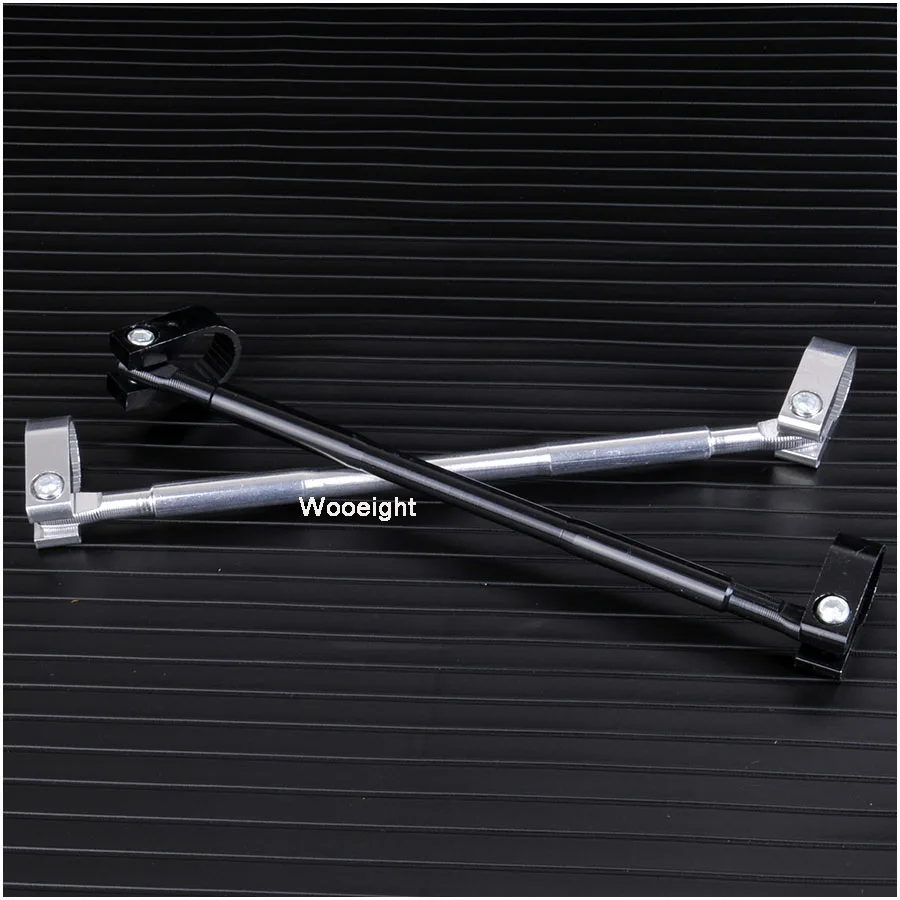 Wooieght 22mm Universal Motorcycle Motorbike Handlebar Trolley Adjustable Rod Balance Bar Cross Handle Reinforce Grips (8)