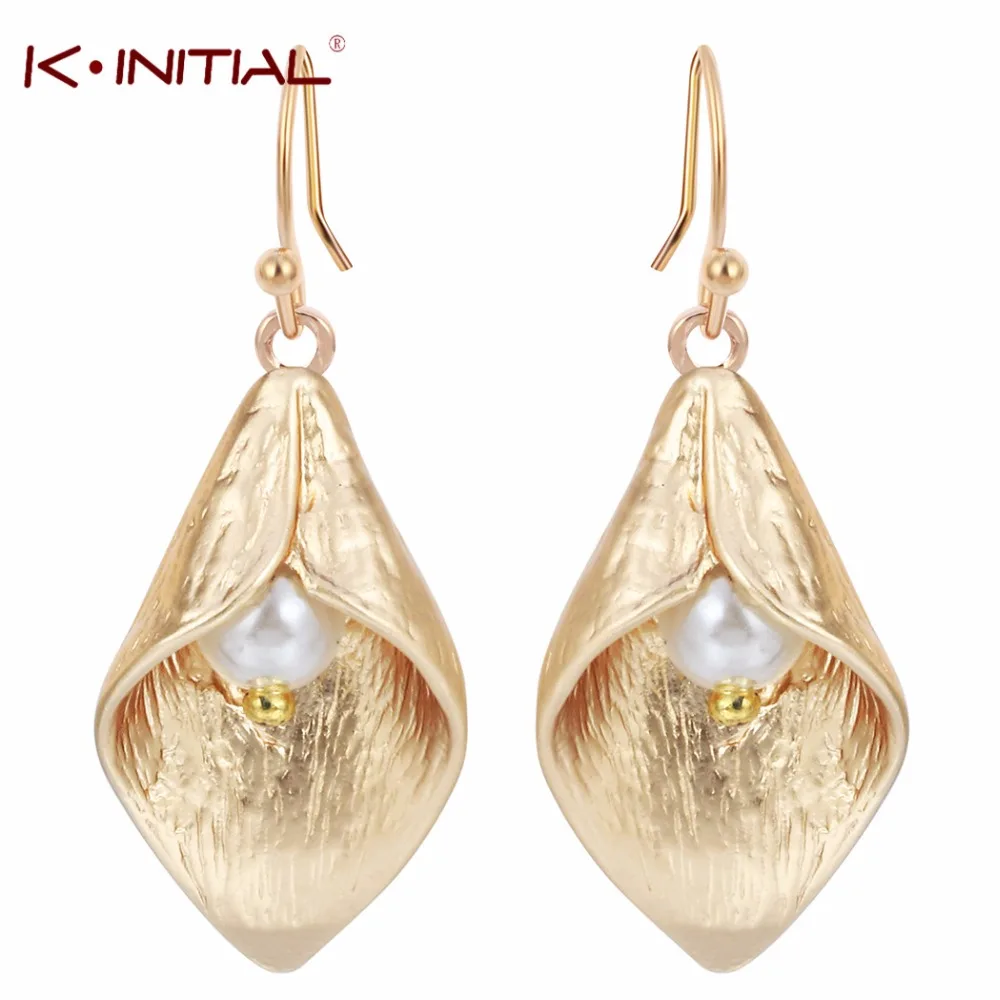 Kinitial 1 пара оптовая продажа женские фирменные длинные Этнические серьги подвески