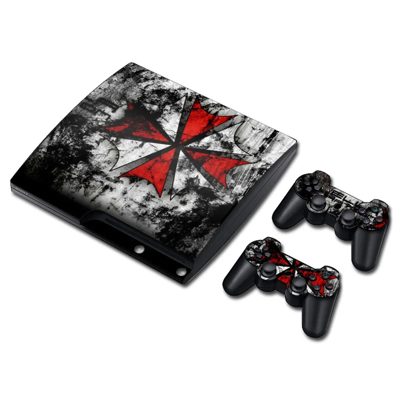 Камуфляжная консоль для ps3 slim Stickers 2 крышка контроллер консоли