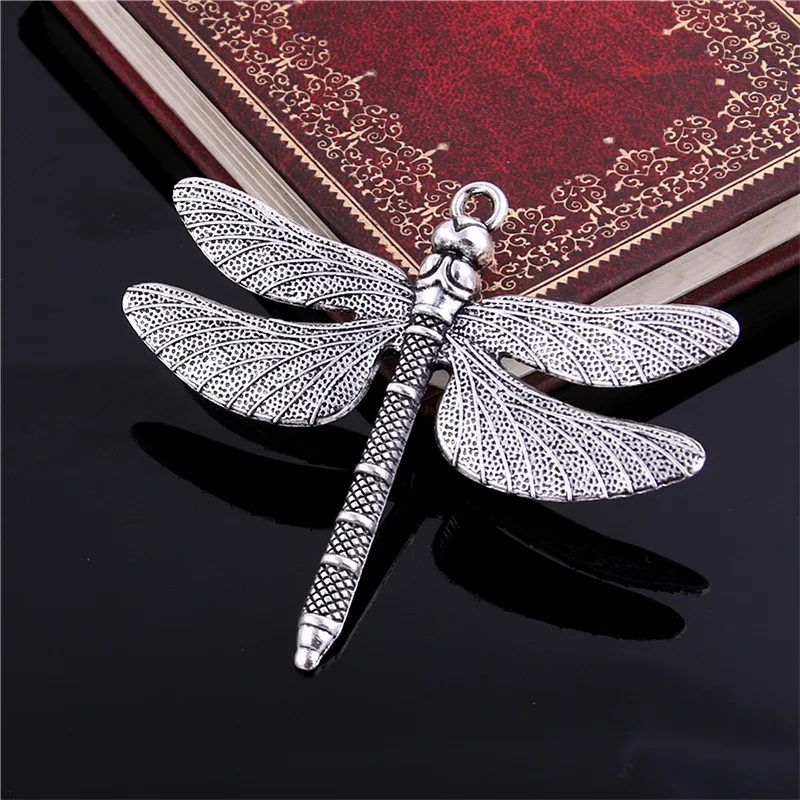 5pcs grand Argent Antique Creux Pendentif Pour 30 mm Round Cameo Cabochon Setting