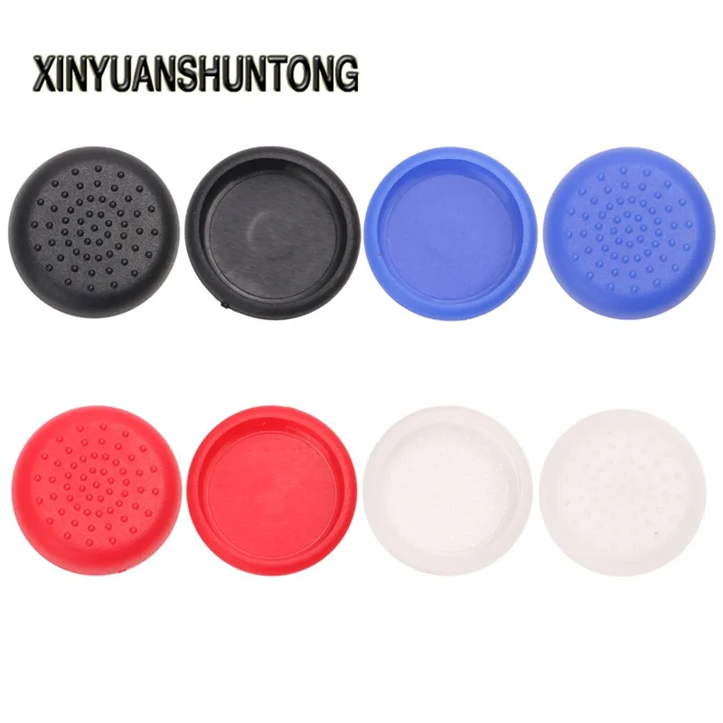 

XINYUANSHUNTONG Game Accessory 8 x TPU Analog Controller Thumbstick Grips Cap Cover For Sony PS4 Game Controller