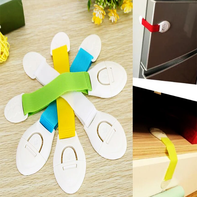 

1 Pcs Baby Safety Lock Creative Plastic Drawer Door Cabinet Cupboard Safety Locks Protection From Children For Newborns