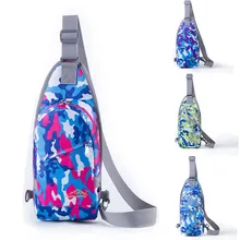 Прочная нейлоновая маленькая нагрудная сумка На открытом воздухе, водонепроницаемая, на молнии, для путешествий, спортивная сумка на плечо, слинг, рюкзак