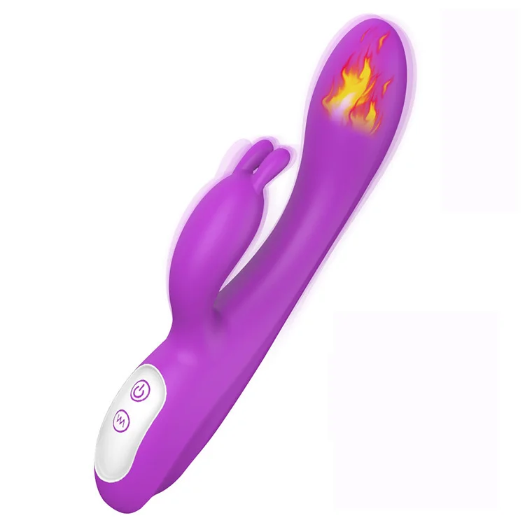 S-HANDE sex toy women  9-speeds Dual Motor Heating usb charger g spot rabbit vibrator