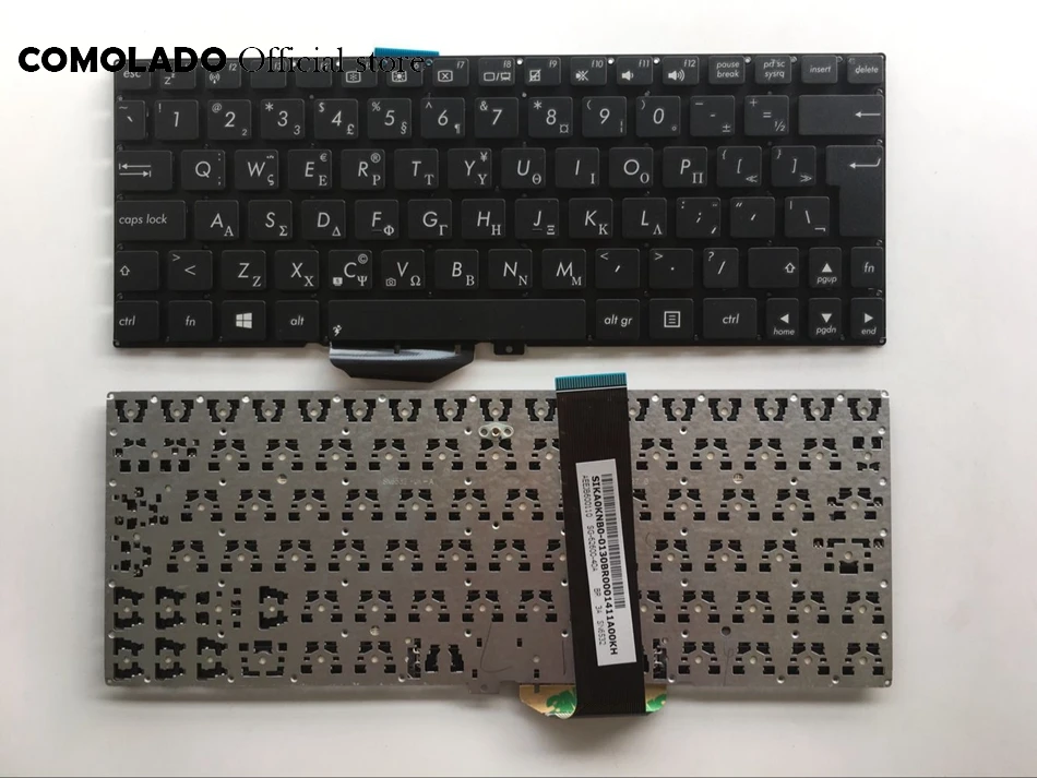 

GK Greek Keyboard For ASUS X102BA X102 X102B black laptop keyboard GK Layout