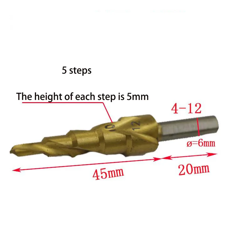 3 шт 4 12/20/32mm высокопрочная сталь спиральное Рифленое центр сверла биты из
