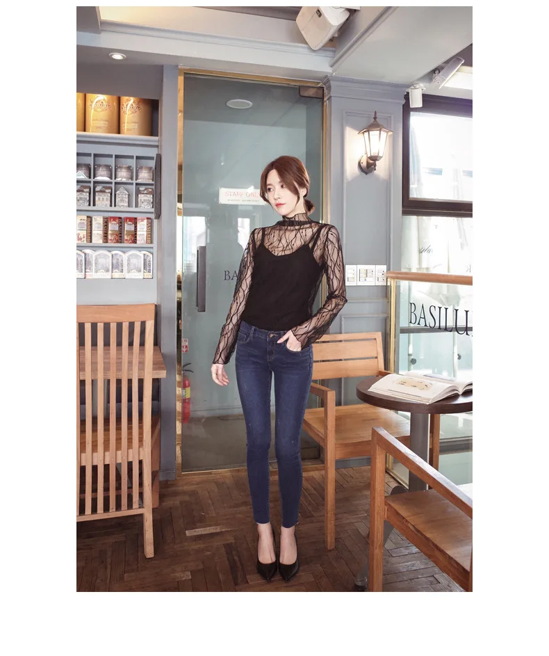 Sexy Mesh Long Sleeve T Shirt (23)