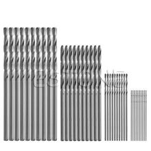 40Pcs Mini Drill HSS Bit 0.5mm-2.0mm Straight Shank PCB Twist Drill Bits Set H02
