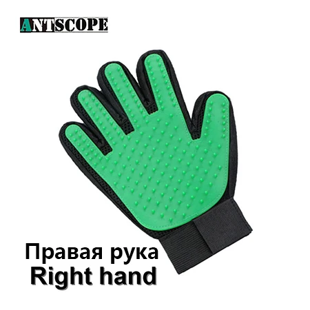 Antscope Deshedding Guante Silicona уход за домашними животными Guantes пальмовые перчатки для домашних животных Perro Gato Cepillo Deshedding Mascotas Cepillo - Цвет: SPCE116B