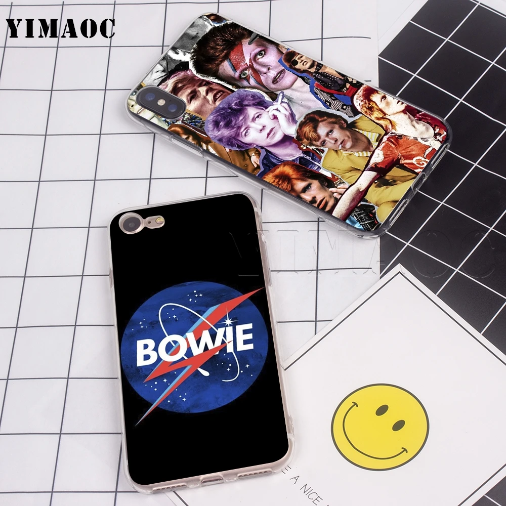 YIMAOC David Bowie арт силиконовый чехол для Samsung Galaxy S7 S8 S9 Edge Plus J3 J5 J7 A5 A6 A8 Note 8 9|Бамперы| |