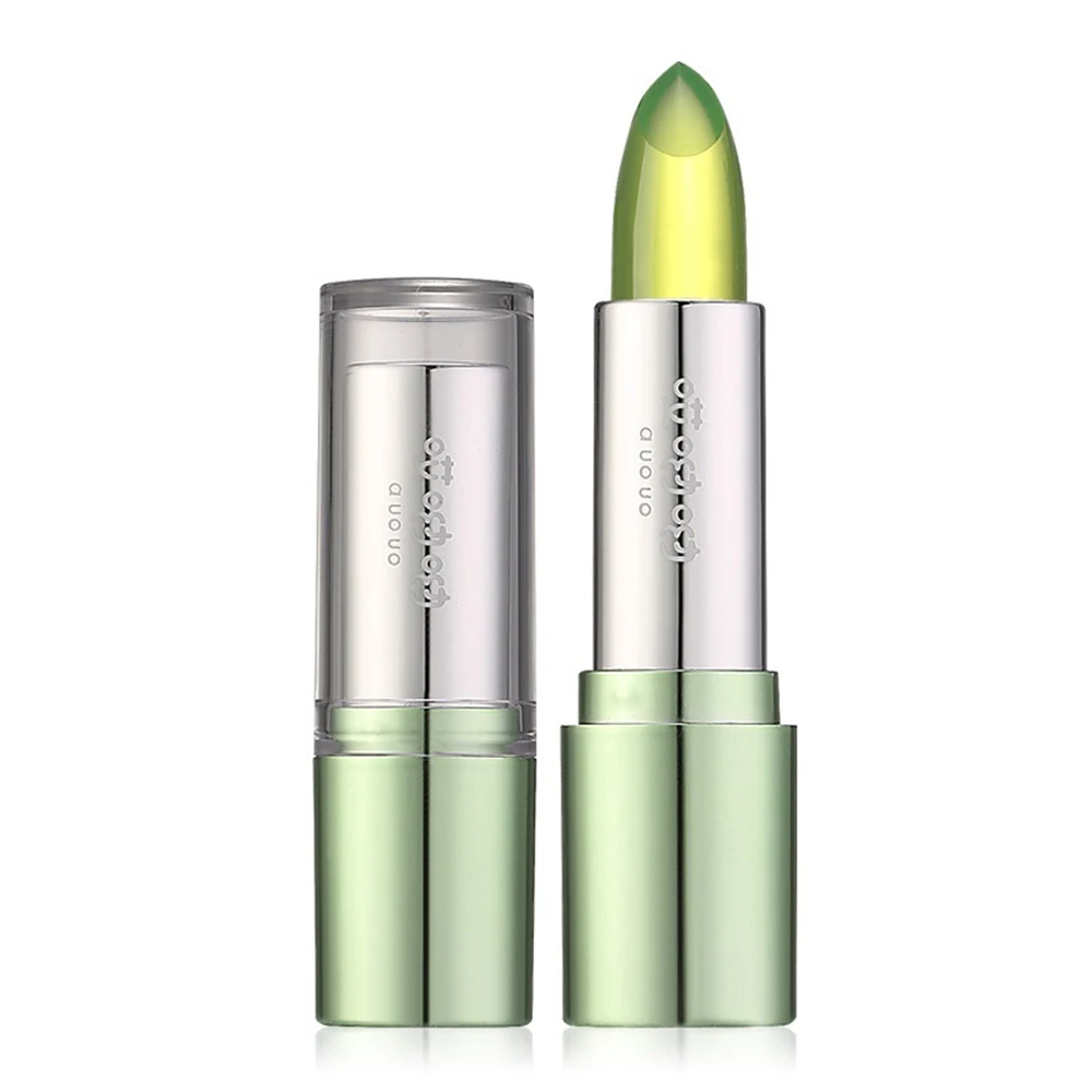 New Aloe Vera Jelly Lipstick Lip Balm Lip Tint Primer Moisturizing Lip Makeup Care Temperature Color Changing Long Lasting Nutri