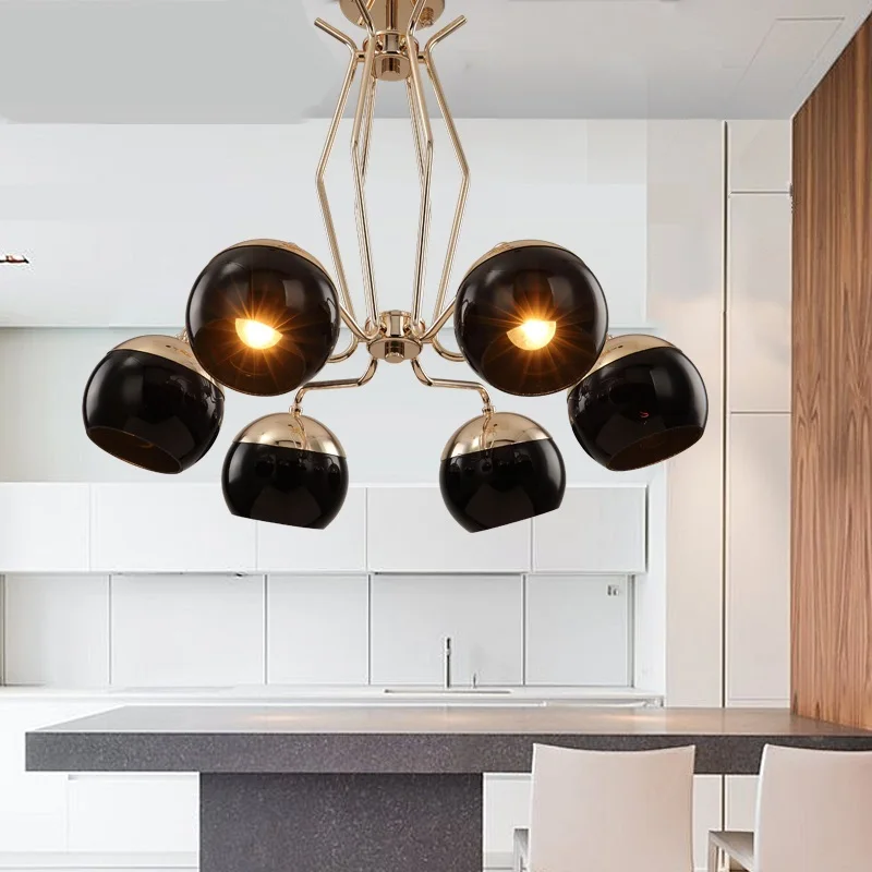 

Postmodern art minimalist restaurant designers Pendant Lights personality Nordic bedroom iron LED pendant lamps LU621 ZL111