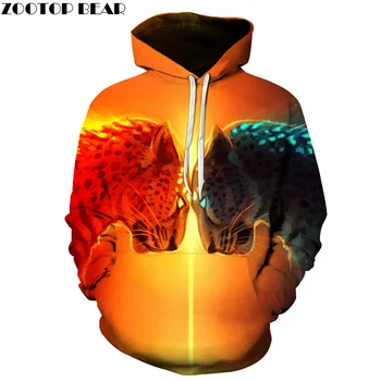 

Leopard panther Printed 3D Hoodies Sweatshirts Men Women Pullover Autumn Animal Hoodies Hooded Jackets Brand Quality Tracksuits
